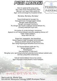 We did not find results for: Puisi Merdeka Anjuran Persatuan Belia Islam Nasional Facebook