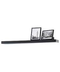 Buy Habitat Jak 80cm Floating Shelf High Black Gloss Wall Mounted And Floating Shelves Argos Wall Mounted Shelves Game Room Floating Shelves