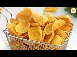 Potato Crackers Asian Style Potato Chips Recipe For Kids By Tiffin Box Spicy Crispy Cracker Chips Youtube Potato Chip Recipes Chips Recipe Recipes
