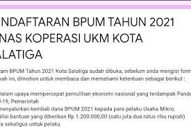 Maybe you would like to learn more about one of these? Link Formulir Blt Umkm 2021 Kota Salatiga Berikut Syarat Dan Cara Daftar Untuk Cairkan Rp 1 2 Juta Media Magelang