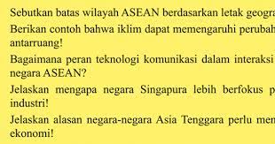 Check spelling or type a new query. Mengerjakan Pr Sebutkan Batas Wilayah Asean Berdasarkan Letak Geografisnya