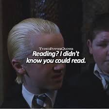 Reminder This Line Was Improvised Tom Felton U Frickin Genius Harry Potter Quotes Draco Malfoy Harry Potter Cursed Child