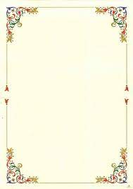 Pergamene Da Scrivere E Stampare Prestigeprint Bordi Della Pagina Cornici Decorazioni Medievali