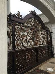 Pintu Gerbang Pagar Besi Tempa Klasik Harga Pagar Besi Tempa Klasik Juga Pagar Mewah Pintu Gerbang Gerbang Klasik