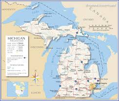 Map Of The State Of Michigan Usa Nations Online Project