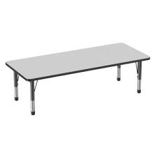 Who needs stainless steel work tables? 30 X 72 Rectangle T Mold Adjustable Activity Table With Chunky Leg Assorted Colors Sam S Club