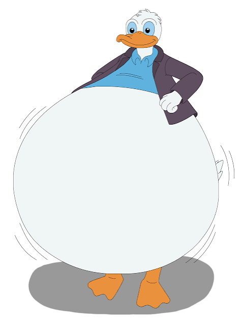 Big bellied Donald Duck by MCsaurus on DeviantArt