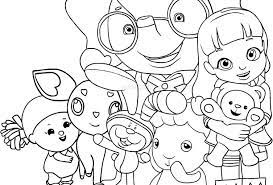 Drawing rainbow ruby with her friends from the rainbow village. Rainbow Ruby Rainbow High Coloring Pages Novocom Top