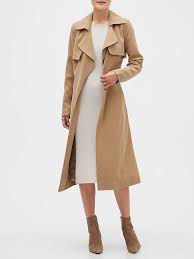 Petite Long Soft Trench Coat Banana Republic Factory In 2020 Trench Coat Outfit Fall Coat Outfits Trench Coat Outfit