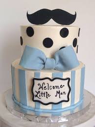 Pin By Jeff Freeland On Cakes Cakes And More Cakes Baby Shower Cakes For Boys Baby Shower Cakes Mustache Baby Shower