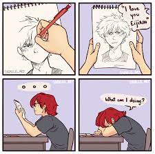 kiribaku fluff comic [@swallo_kudasai] : rKiriBaku