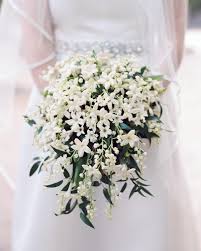 Fall wedding are very romantic and so beautiful! 64 White Wedding Bouquets Martha Stewart