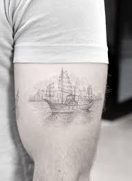 You will see that many people get dragon tattoos to make a sleeve out of them. Ship Tattoos Inkstylemag
