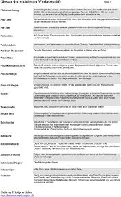 Das glossar einer abschlussarbeit 9. Glossar Der Wichtigsten Werbebegriffe Seite 1 Pdf Kostenfreier Download