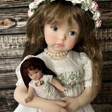 One of my favorite Dianna Effner face sculpts, Wednesday Morning. She is a  full porcelain handcrafted Eyes of Texas Dolls with coordinated ensemble.  DollArtist:#BrendaMize #EyesofTexasDolls #diannaefferdoll  Family:#DiannaEffne r ...