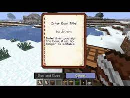 I'm looking for stories that i can copy and paste into the new item bookandquill for my servers library, if anyone is willing to share i would be immensely g. How To Write In Books Minecraft Snapshot 12w17a Youtube