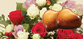 Flowers and chocolate birthday gifts. Double Surprise Send Flowers With Chocolates Teddy Maccaron