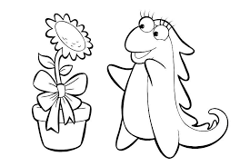 100% free pets coloring pages. Online Coloring Pages Coloring Page Iguana Isa Cartoon Character Download Print Coloring Page