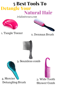5 Best Tools To Help Detangle Natural Hair Trials N Tresses Detangling Natural Hair Healthy Natural Hair Natural Hair Styles