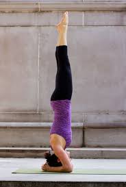 Sirsasana Headstand Induces Calmness Thus Prevents Headache And Migraine Inversions Are Beneficial For Headaches Stemming Yoga For Migraines Headstand Yoga