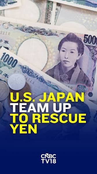 💴 Yen hits a 40-year low & the US steps in!, 🇺🇸🇯🇵 America sold euros (not dollars) to help Japan defend the yen, 📉 But can this rescue last? The bigger problem remains, @ritusingh5 , #Yen #USJapan ...