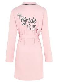 Ladies Wedding Hen Party Pyjama Set Pjs Loungewear Bride Tribe Bridesmaid Womens Ad Ad Party Pyjama Set Bride Tribe Cotton Dressing Gown Bride