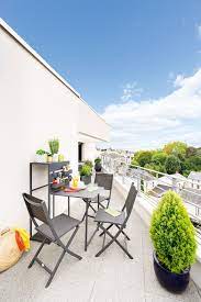 table de balcon repliable fira graphite hesperide com table de balcon deco petit balcon table et chaises