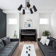 Piano In The Neutral Living Room Black Living Room Living Room Decor Neutral Piano Living Rooms