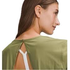 Lululemon Lightweight High-Neck Romper Bronze Green Size 4