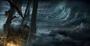 The Perfect Storm Picture 2d Fantasy Illustration Ship Storm Ship Paintings Painting Storm Images