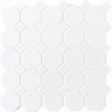 See more ideas about penny tile, penny tile backsplash, penny tiles kitchen. Mohawk Octagon And Dot Matte White 12 X 12 Ceramic Mosaic Tile At Menards