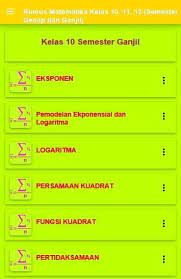 Maybe you would like to learn more about one of these? Rumus Matematika Sma For Android Apk Download