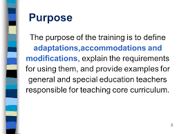 Accommodations and modifications in special education examples of modifications: Iep Accommodations Modifications Ppt Download