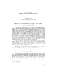 Pdf La Structure Modulaire Du Texte Prescriptif Role And Modalites