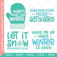Download Funny Winter Svg Bundle Hey Let S Make Stuff