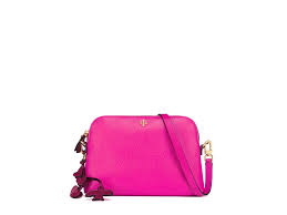 6555 Tory Burch Peace Dome Crossbody Bag Hibiscus Pink