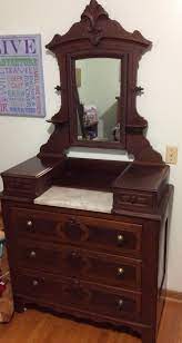 Due To The Size This Dresser Will Be Local Pick Up Only The Mirror On Top Swivels All The Drawers W Victorian Dressers Victorian Furniture Eastlake Furniture