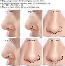 Quick Guide To Nose Ring Sizes On Nose - Why The Sizing Is Important