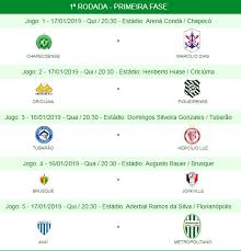 A partida será realizada às 16:00 deste domingo, 21 de abril , no estádio da ressacada, em florianópolis. Avai Futebol Clube Fcf Divulga Tabela Do Campeonato Catarinense Serie A 2019