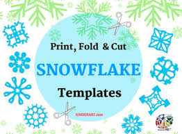 You print a template on regular computer paper and then use the template lines to cut out your snowflake. Paper Snowflakes Christmas Holiday Arts And Crafts December Kinderart
