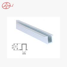 Plastic guide track with 35mm upper and bottom glides. A 005 Aluminum Single Track For Small Roller Junli Hardware