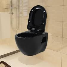 Cuvette wc suspendue design, céramique blanche, jazz, artceram. Cuvette Wc Suspendu Noir A Prix Mini