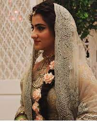 What Your Thoughts On Wearing Green On Your Wedding With Light Pink Roses All Over Your Brai Western Dresses For Girl Bridal Hairdo Beautiful Pakistani Dresses