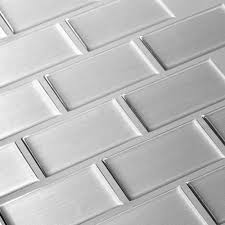 The peel n stick tile backsplash is resistant to the heat of stovetops and humidity of no grout, no glue, no special tool, and no mess. Instant Mosaic 12 In X 12 In Peel And Stick Mosaic Decorative Wall Tile In Silver Metallic 6 Pack 07110 The Home Depot Instant Mosaic Peel And Stick Tile Decorative Wall Tiles