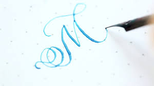 The writing is readable, but is. Letters L M And N With Pointed Pen Modern Calligraphy The Aloha Studios Youtube