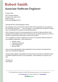 Associate Software Engineer Cover Letter Examples - Qwikresume