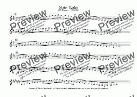 Start with the first one so you'll understand what you're doing. Major Minor Scales Trumpet F 3 C6 Download Sheet Music Pdf File