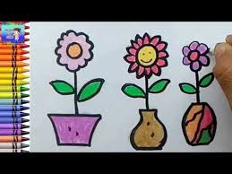 Cara mewarnai gradasi dengan crayon oilpastel chicken. Mewarnai Bunga Dengan Crayon How To Colouring Flower Tutorial Mewarnai Cute766