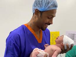 Hardik pandya is a famous indian cricketer. Blessing From God Hardik Pandya Shares Image Of His Baby Boy Off The Field News Times Of India