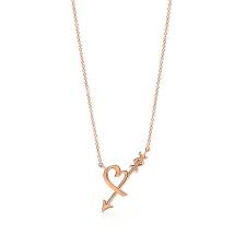Tiffany Co Paloma Picasso Loving Heart Br Arrow Pendant Arrow Pendant Paloma Picasso Jewelry White Gold Necklace Diamond